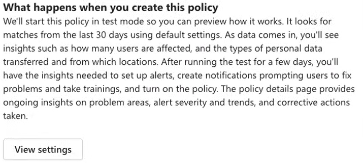 Create a policy in Priva Privacy Risk Management support for Microsoft Compliance Manager and NIS2